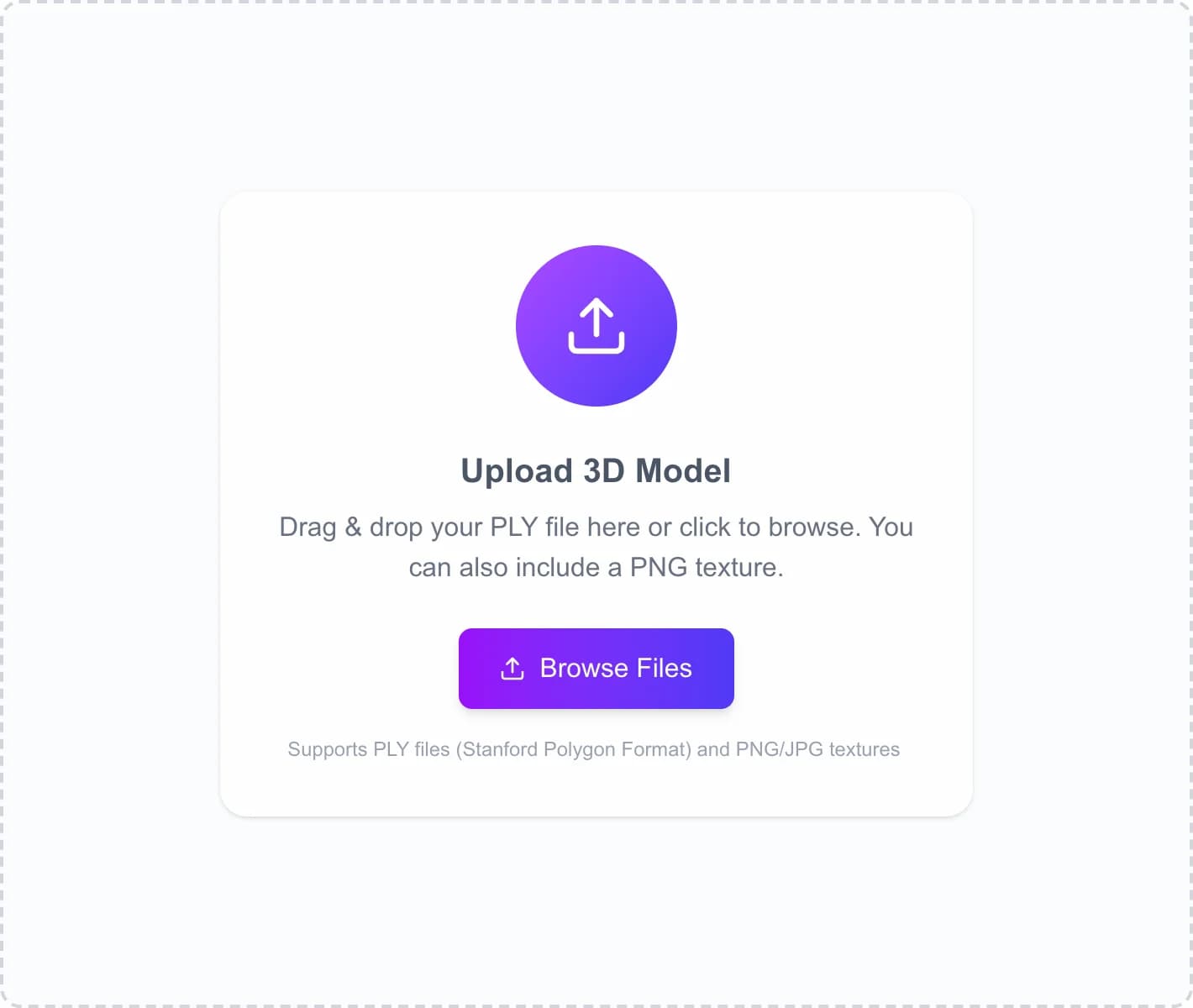 Free Online PLY 3D Model Viewer - View PLY 3D models online for free with our advanced PLY viewer. Upload PLY file