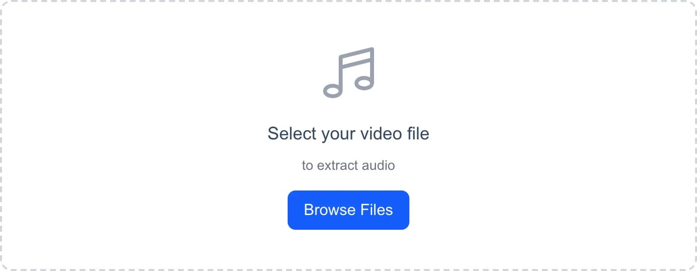 Free Online Audio Extractor - Extract high-quality audio from video files instantly with our free online audio