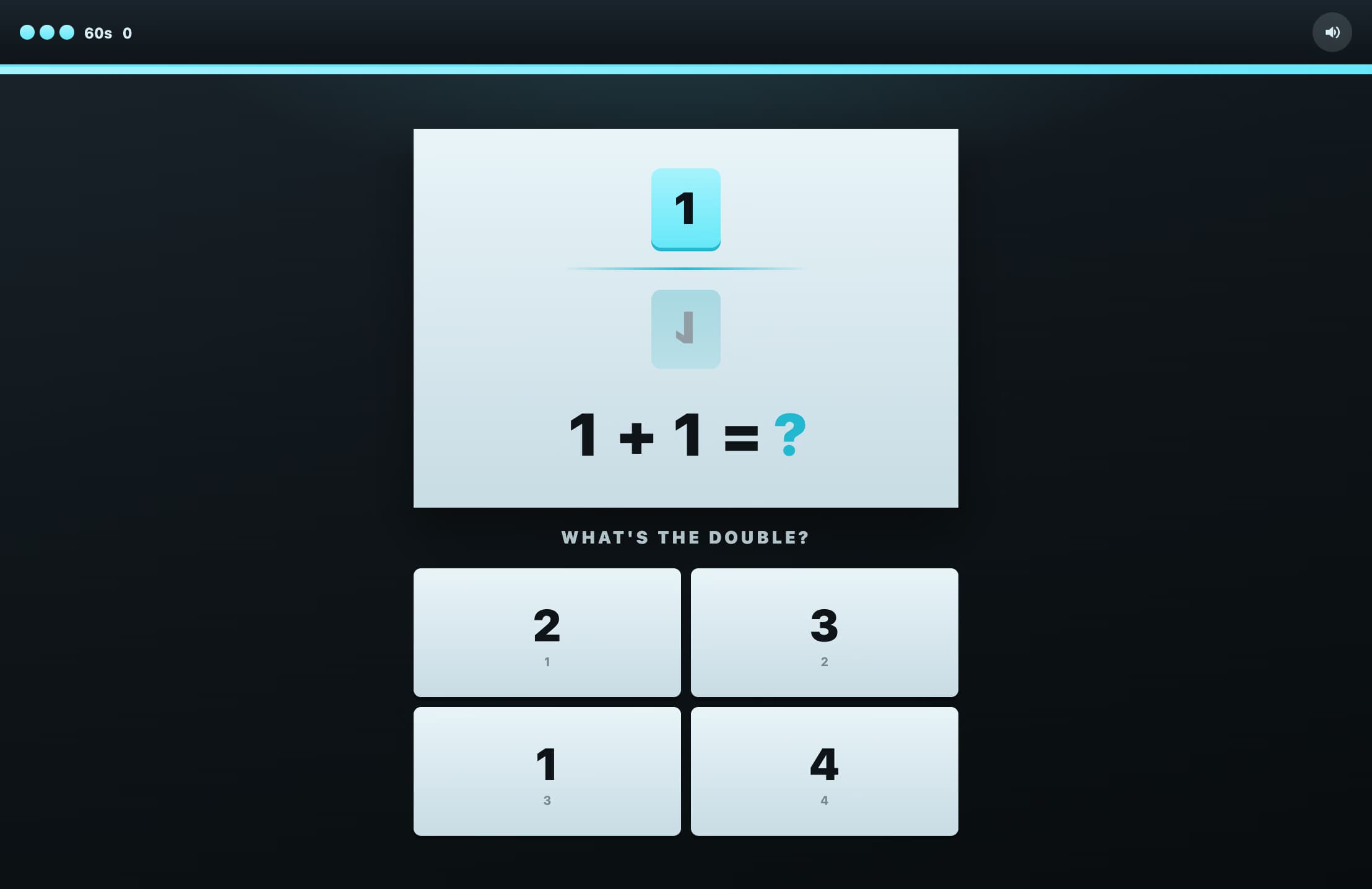 Gioco di Esercitazione sulle Addizioni Doppie