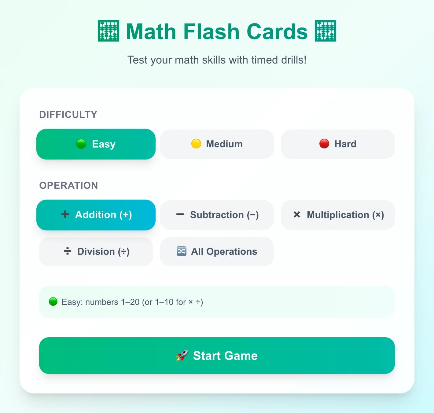 Targetes de Matemàtiques - Practica sumes, restes, multiplicacions i divisions amb targetes de memòria cron