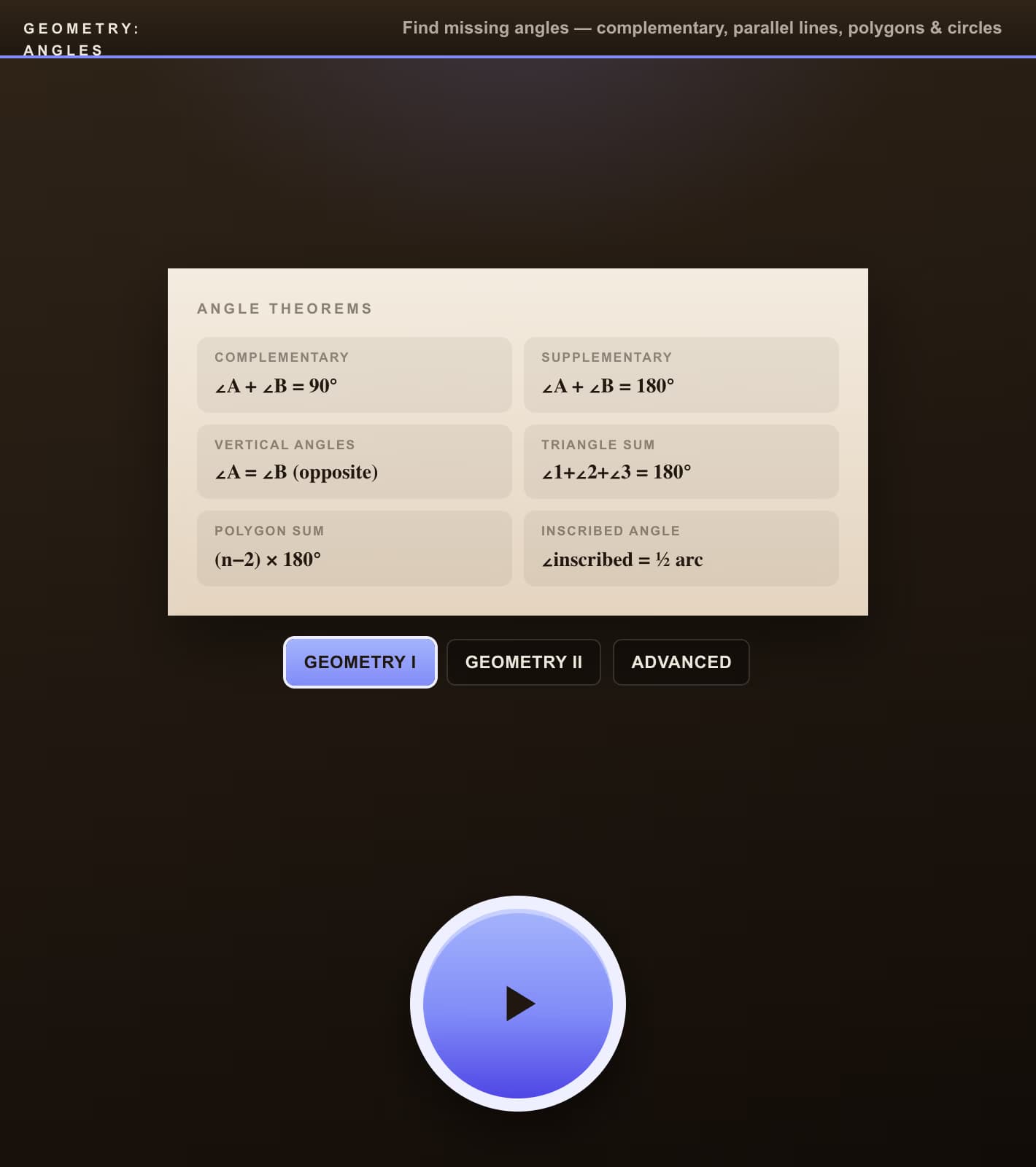 اختبار رياضيات للمرحلة الثانوية