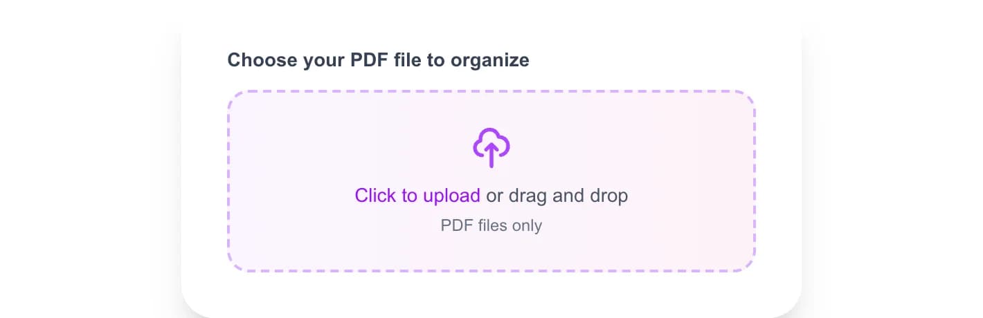 Free Online PDF Organizer - Organize PDF pages online for free with our secure PDF organizer. Rearrange, rem