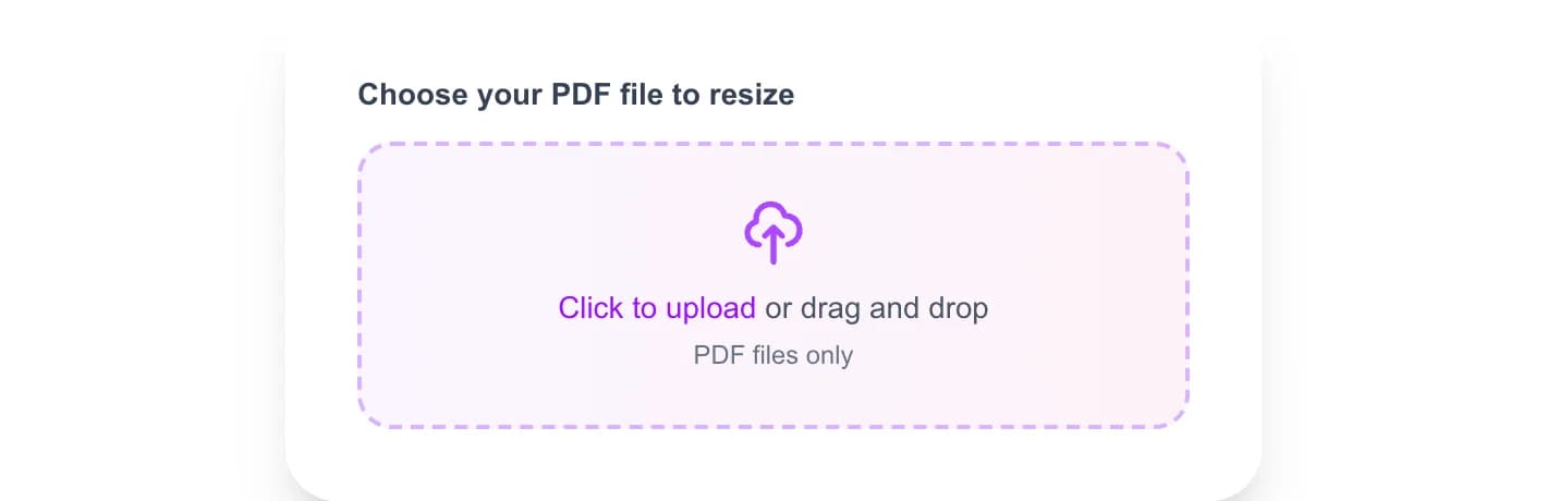 Free Online PDF Resizer - Resize PDF pages to any standard paper format for free with our secure PDF resiz
