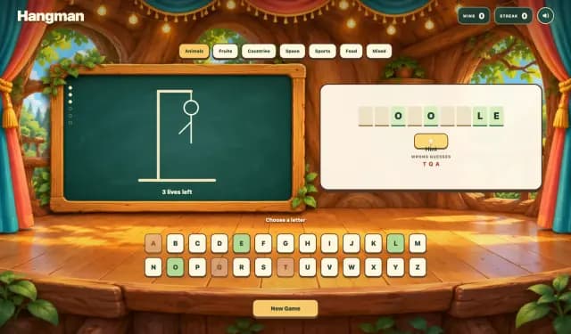 Classic Word Guessing