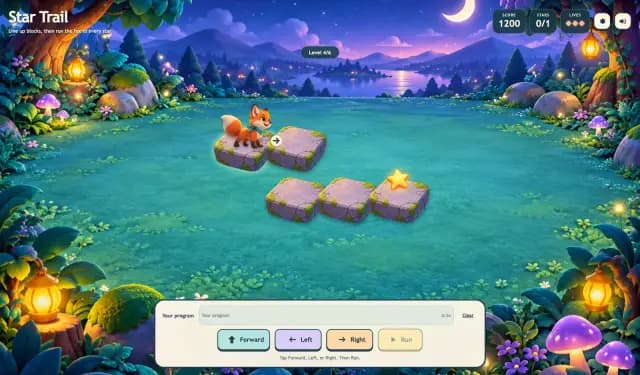 Star Trail（スター・トレイル）- ブロックコーディングゲーム
