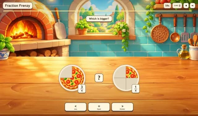 Compare and Sort Fractions
