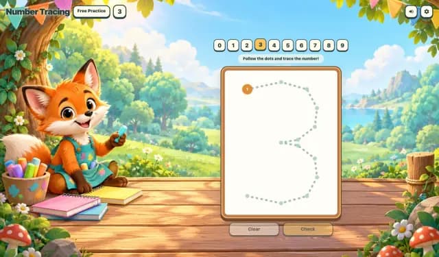 Practice Writing Digits 0-9