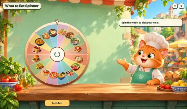 What to Eat Spinner