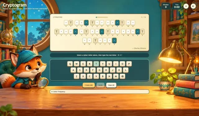 Decode Secret Messages by Cracking the Cipher