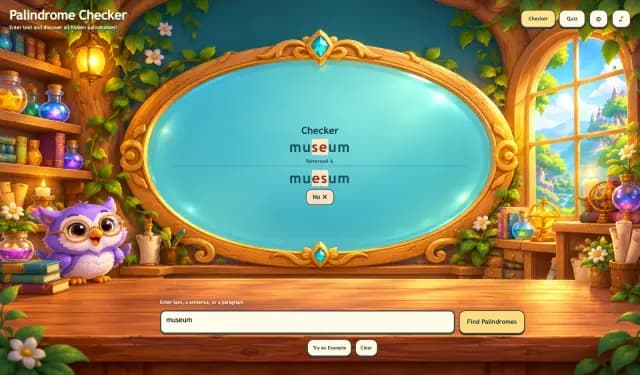 Find All Hidden Palindromes in Text