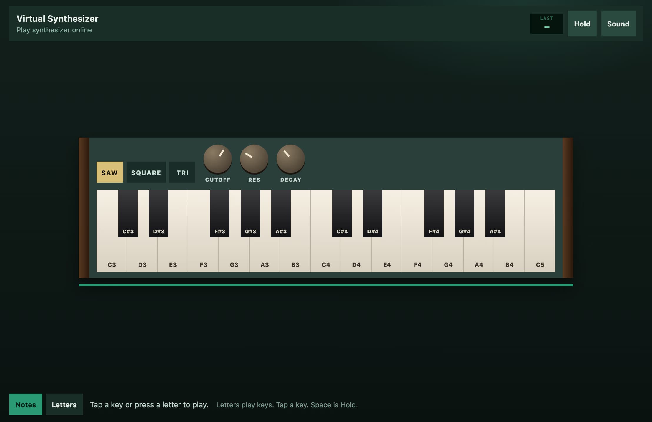 Virtual Synthesizer